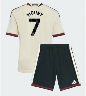 Manchester United Mason Mount #7 Tredjetrøje Børn 2026-27 Kortærmet (+ Korte bukser)